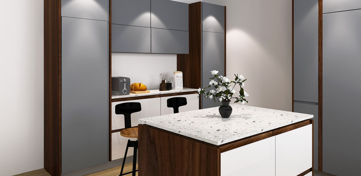 Contrast Kitchen Cabinets