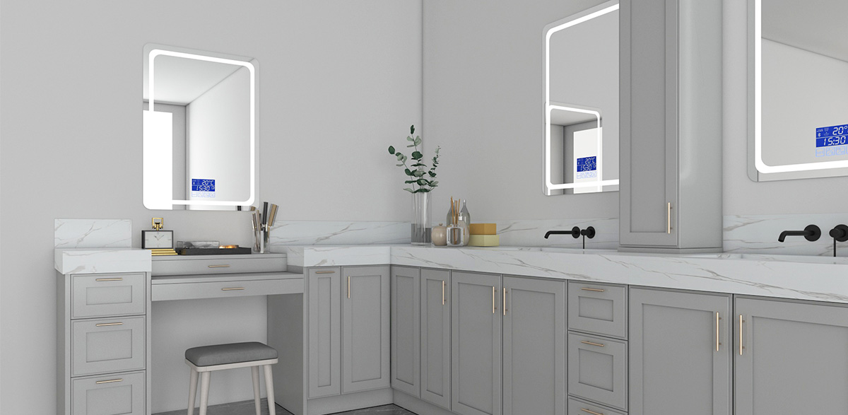 high gloss white bathroom vanity