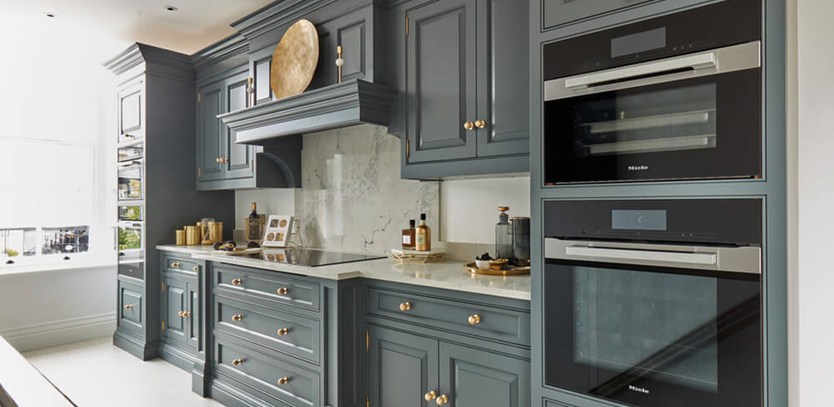 taupe gray kitchen cabinets